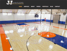 Tablet Screenshot of gym-floor.com